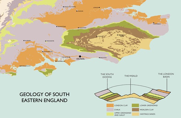 The Digby Terroir Map of South East England