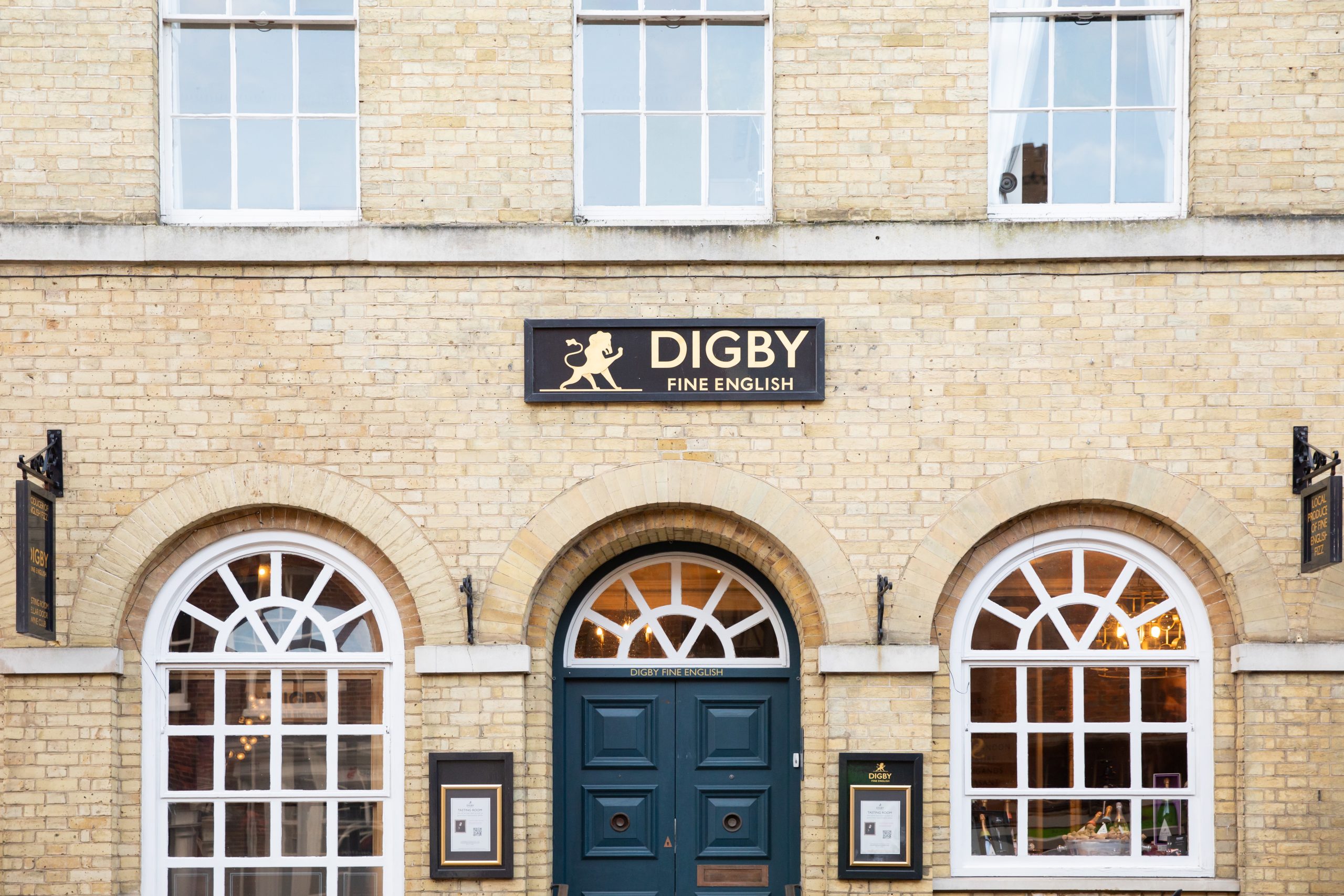 Exterior of the Digby Fine English Tasting Room in Arundel, West Sussex.