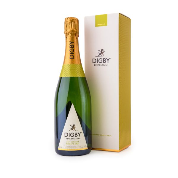 Bottle of Digby's 2014 Vintage Reserve with matching gift box