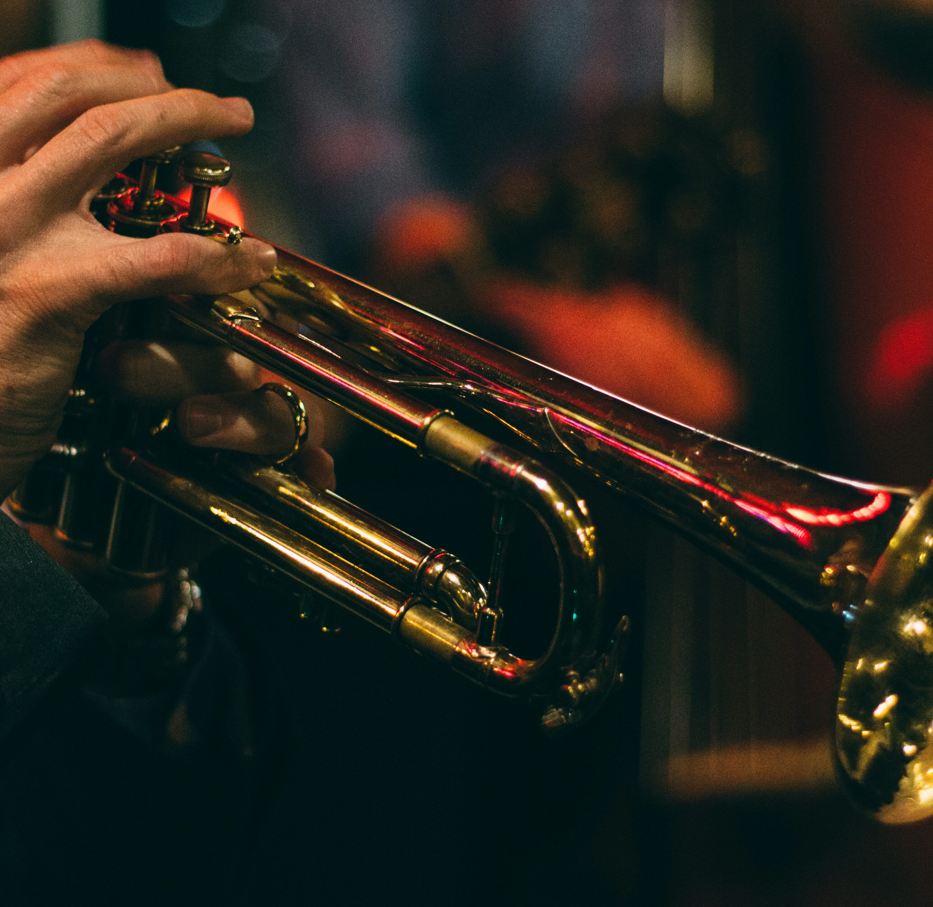 Jazz musician performing promoting Digby After Dark, a sparkling wine and live music night in West Sussex